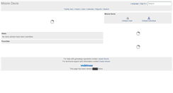 Desktop Screenshot of mooredavisgenealogy.com